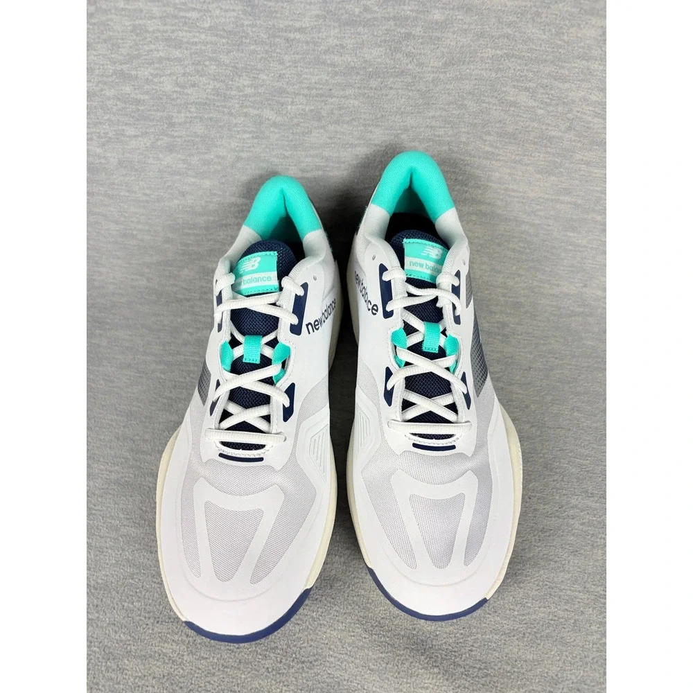 New Balance Pickleball Sneakers Mens 11.5 D White Blue Tennis Court Comfort